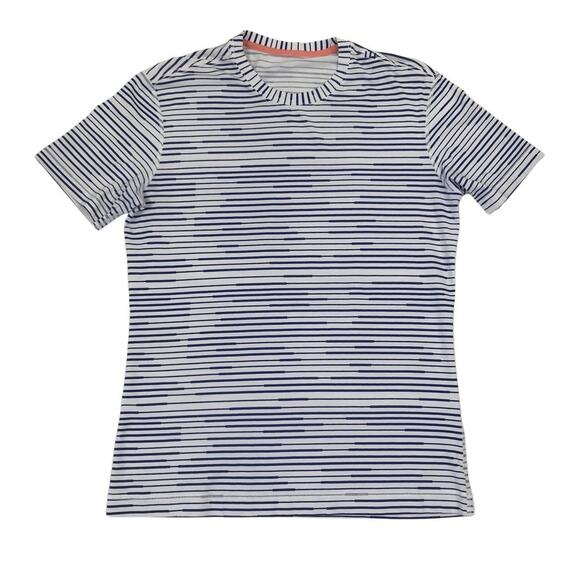 LULULEMON Fundamental Tee Men M Blue Classic Casual Gender Neutral Sporty Travel - Picture 2 of 8